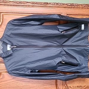 Adidas tactical jacket windbreaker mens size XS Blu gray
